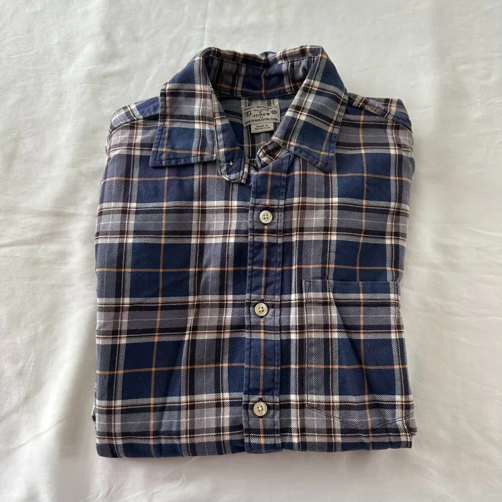 JCrew Flannel Long Sleeve Button Down